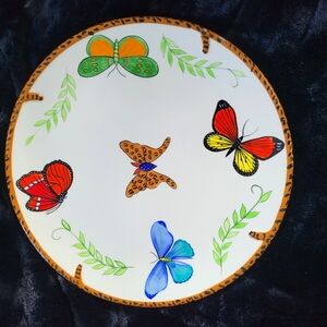 Lynn Chase Butterfly Paradise Dinner Plate